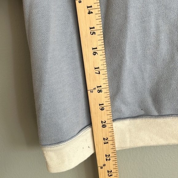 MADEWELL Short-Sleeve Sweatshirt in Colorblock Size Small - Picture 7 of 11